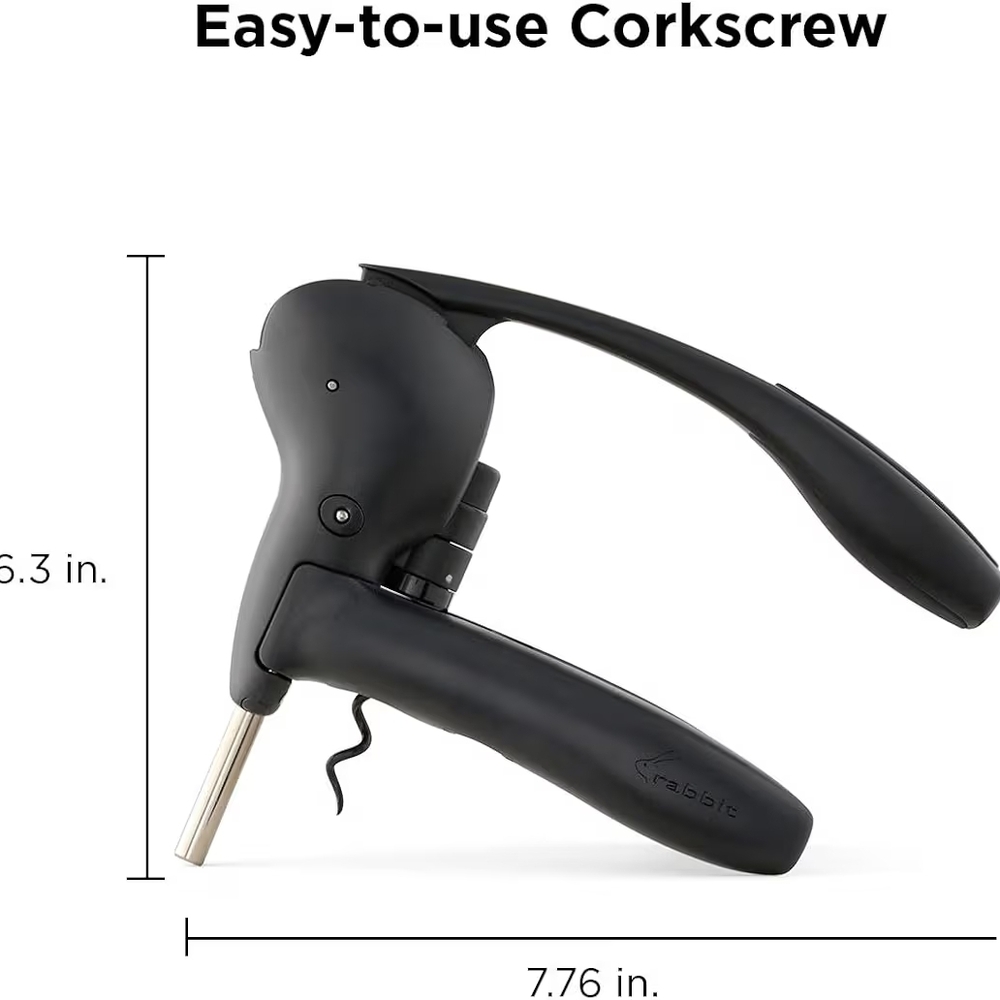Rabbit Black Corkscrew - Picture 2 of 5